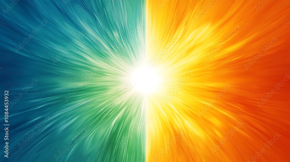 Obraz premium Abstract colorful background of the sun