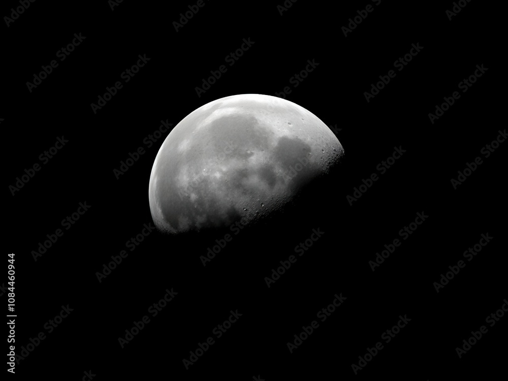 A stunning panoramic view of the moon's surface, showcasing craters, mountains, and valleys in stark contrast to the darkness of space, desolate, crater A stunning panoramic view of the moon's surface, showcasing craters, mountains, and valleys in stark contrast to the darkness of space, desolate, crater