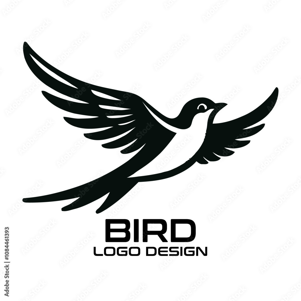 Naklejka premium Bird Vector Logo Design