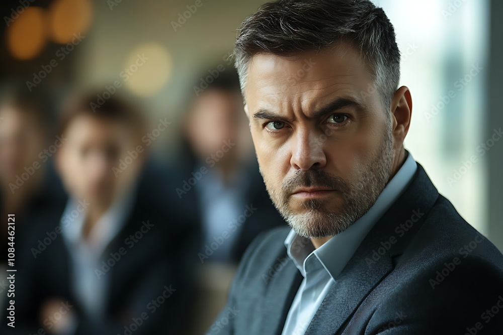 Portrait of a angry boss Portrait of a angry boss