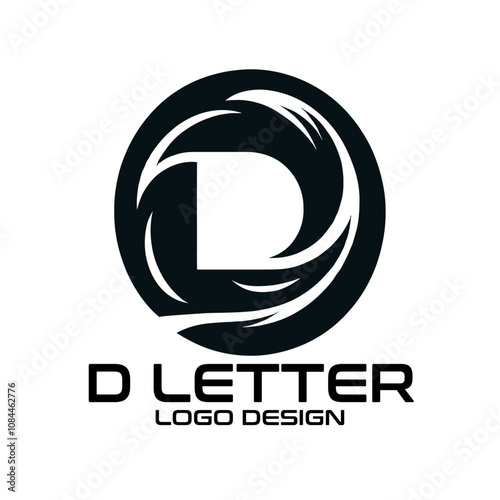 D Letter Vector Logo Design