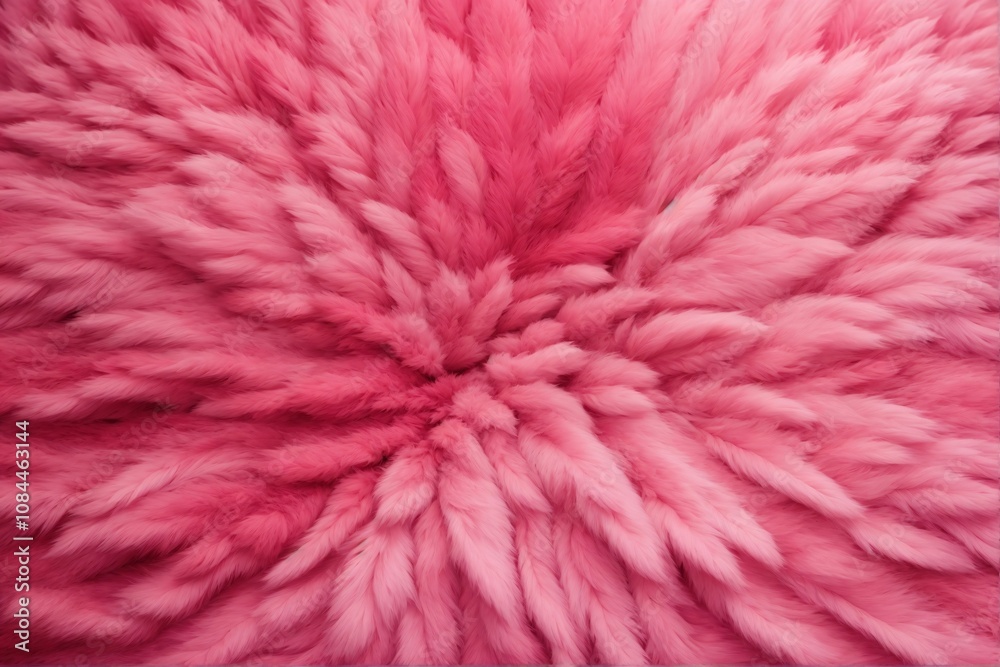 Fototapeta premium Pink Fur Texture, Pink Fur Texture Background, Fur Texture, Fluffy Fur Texture, Fluffy Fur Background, AI Generative