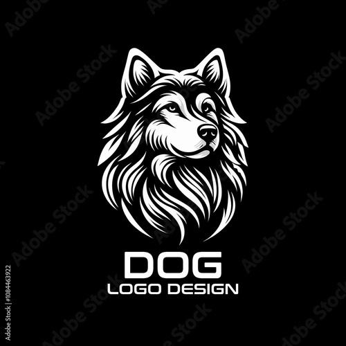 Dog Vector Logo Design photo