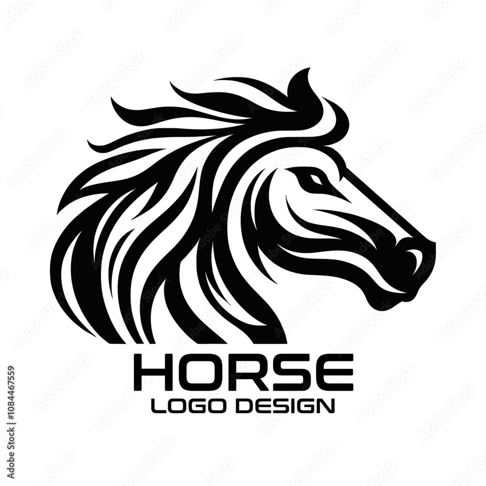 Fototapeta premium Horse Vector Logo Design
