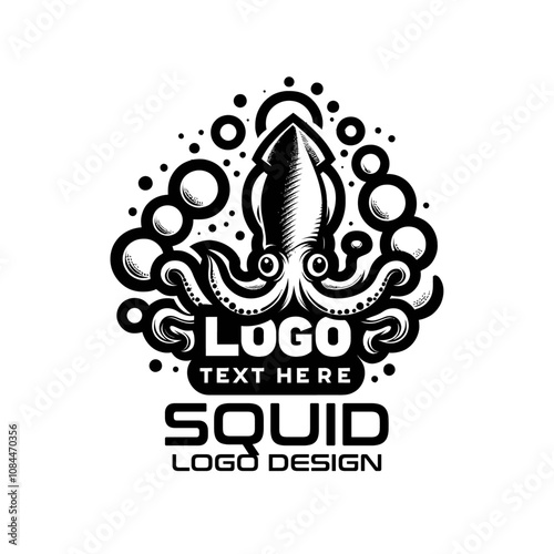 Squid Vector Logo Design