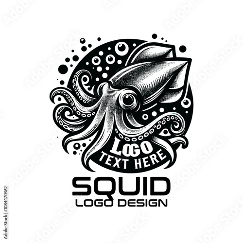 Squid Vector Logo Design