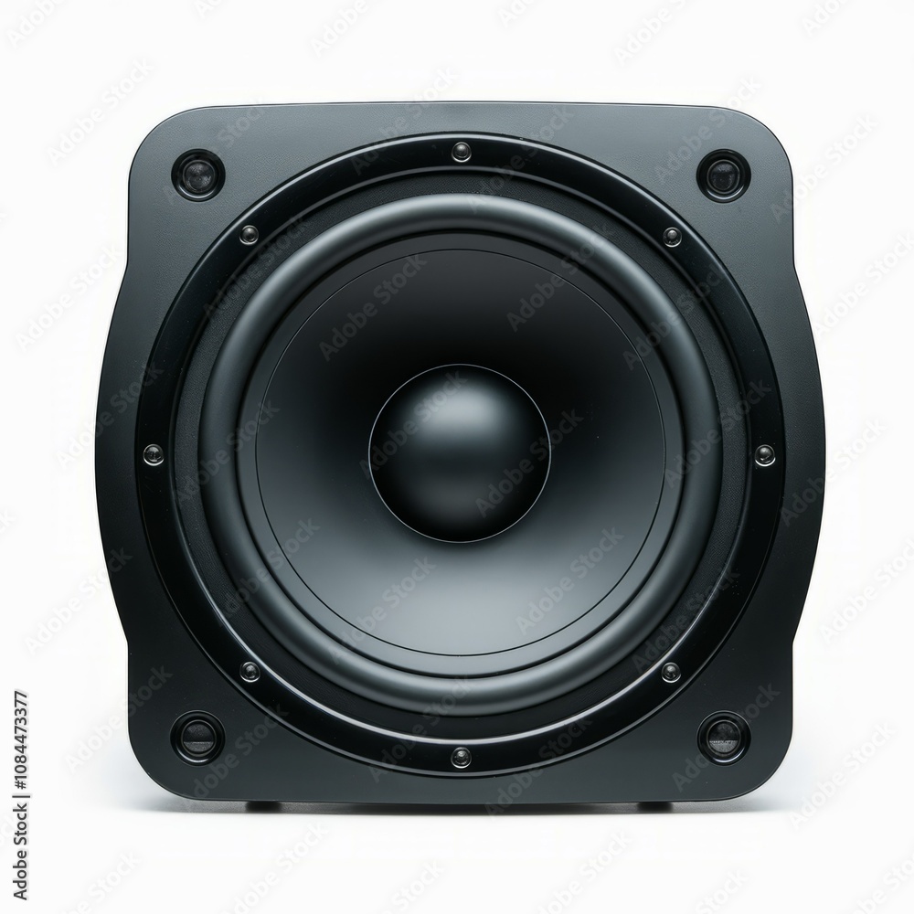 Black Speaker Driver Close-Up: A detailed close-up shot of a black speaker driver, showcasing its intricate details and high-quality construction. Black Speaker Driver Close-Up: A detailed close-up shot of a black speaker driver, showcasing its intricate details and high-quality construction.