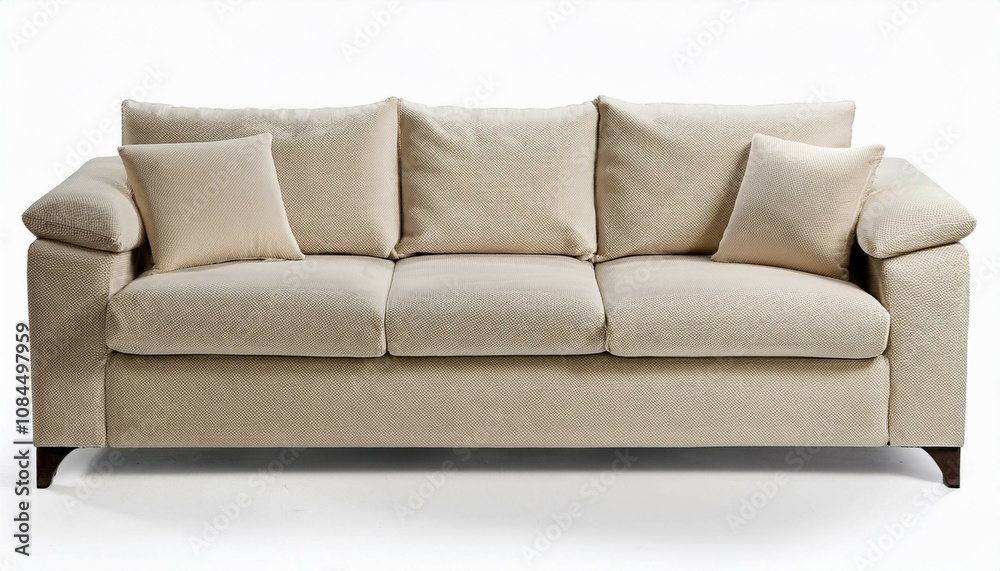 Obraz premium sofa isolated on white background