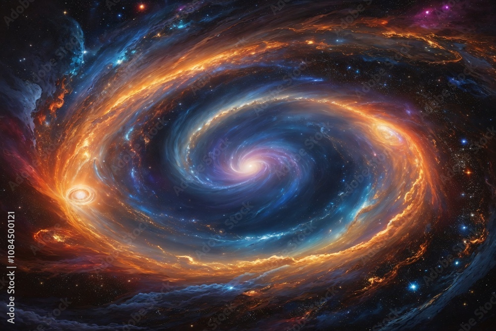 Obraz premium Black Hole Background, Black Hole Wallpaper, Galaxy Background, Space Background, Galaxy Wallpaper, Space Wallpaper, Universe Wallpaper, Ai Generative