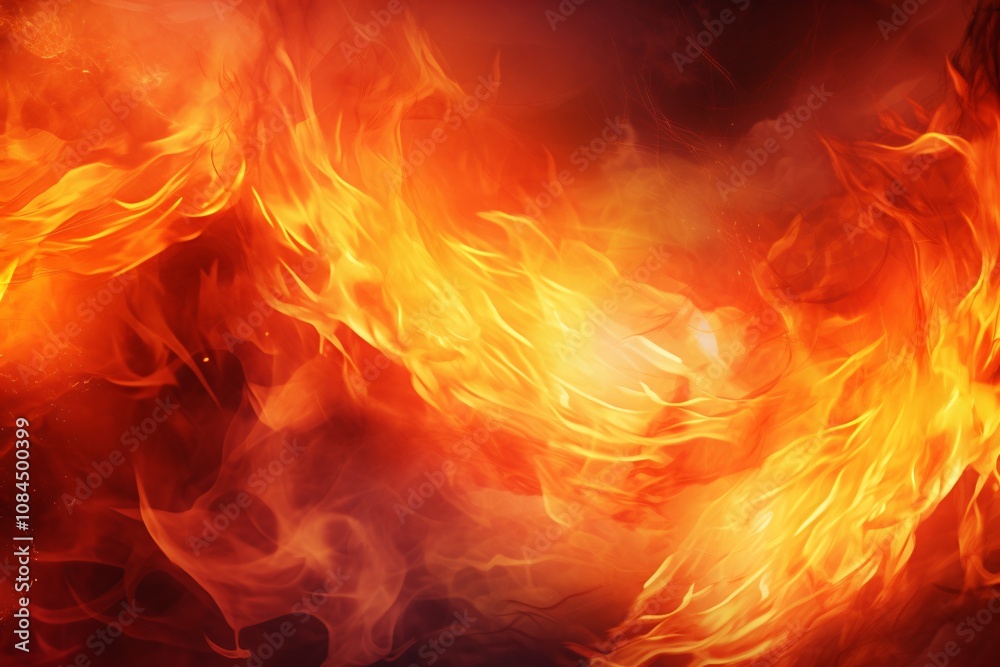 Fototapeta premium Fire Flaming Background, Fire Flam background, Fire Flaming Wallpaper, Fire Background, Fire Wallpaper, Red Fire Background, blaze fire flame texture, AI Generative