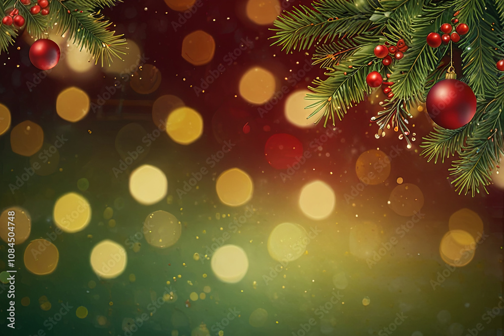 christmas background with christmas tree and decorations christmas background with christmas tree and decorations
