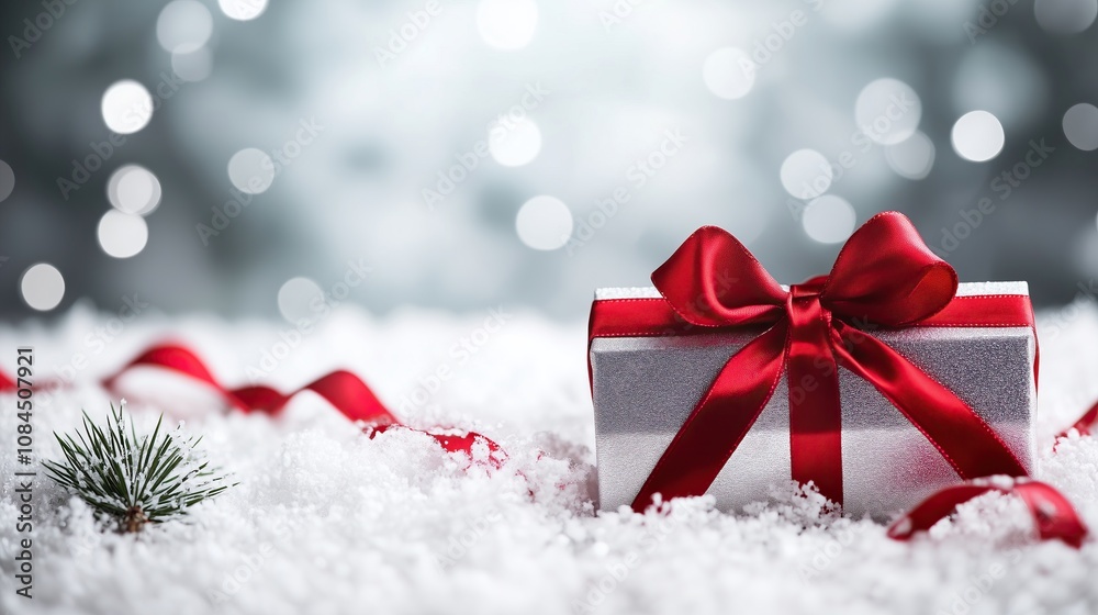 Merry Christmas background with snowflakes Merry Christmas background with snowflakes
