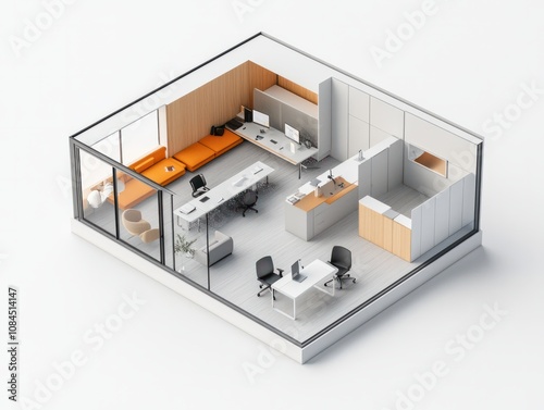 Simple sketch of a hybrid work model, [Work Flexibility], [Digital Workplace], No logo, No Trademark, No text, minimal concept with copy space for stock photo photo