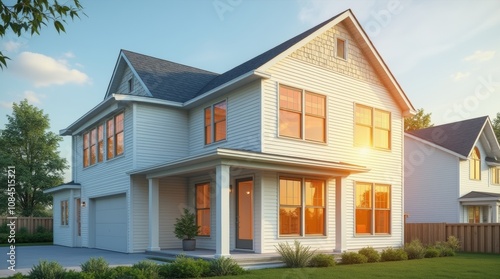 house with windows featuring window film insulation