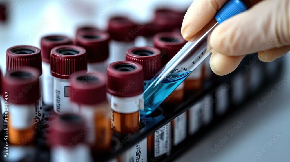 custom made wallpaper toronto digitalA delicate procedure involving colorful vials and careful extraction in a laboratory