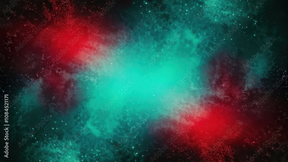 Fototapeta premium Abstract cosmic background with vibrant colors and ethereal textures.
