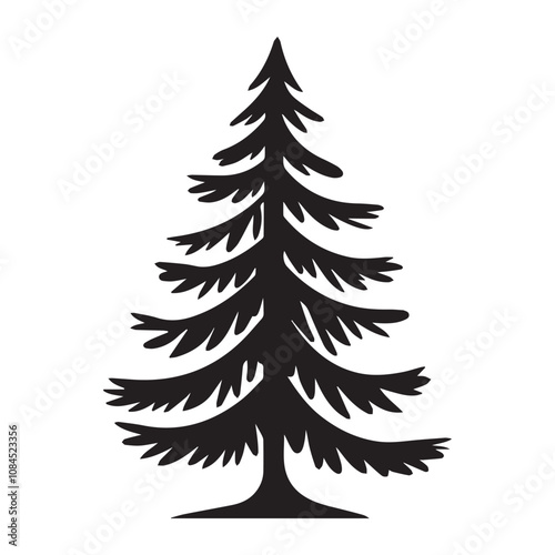 christmas tree vector 