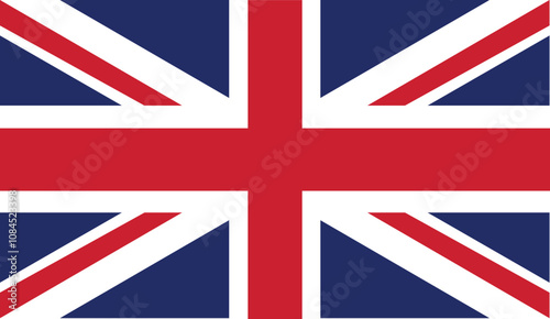 United Kingdom flag design and 3d flag design