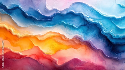 Stunning Abstract Art with Vibrant Color Combinations and Intricate Color Gradients