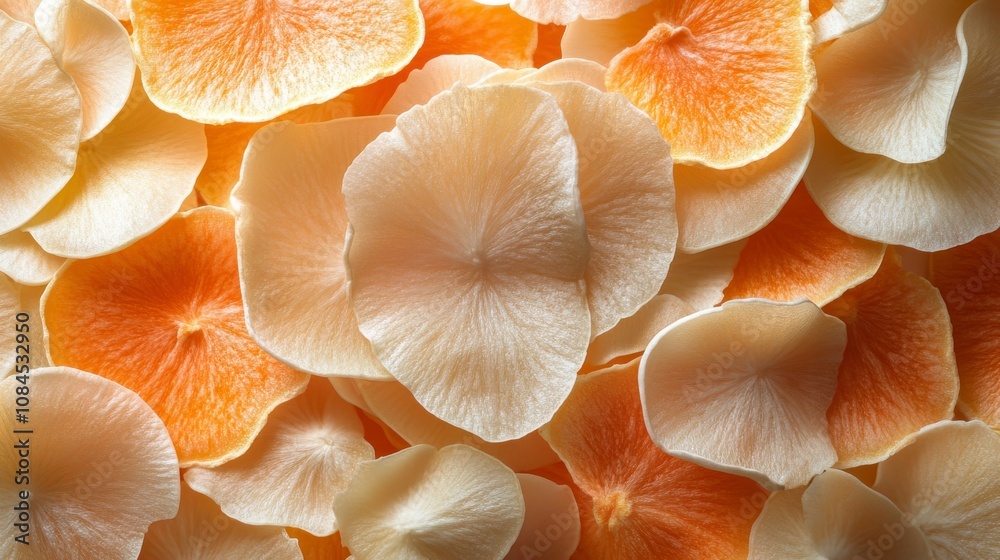 Delicate Dried Food Flakes: A Visual Feast of Texture and Color Delicate Dried Food Flakes: A Visual Feast of Texture and Color