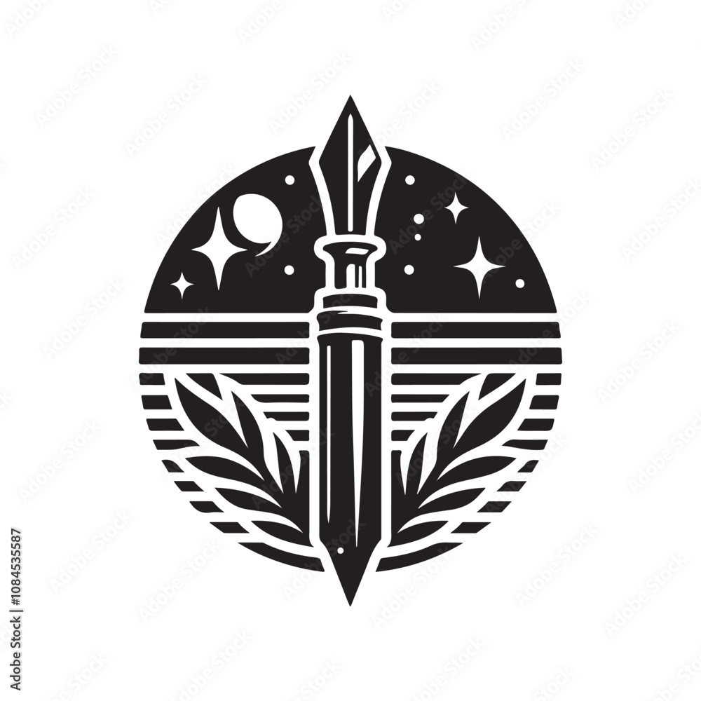 Pen Silhouette Vector Illustrations – Perfect for Writing & Office Designs Pen Silhouette Vector Illustrations – Perfect for Writing & Office Designs