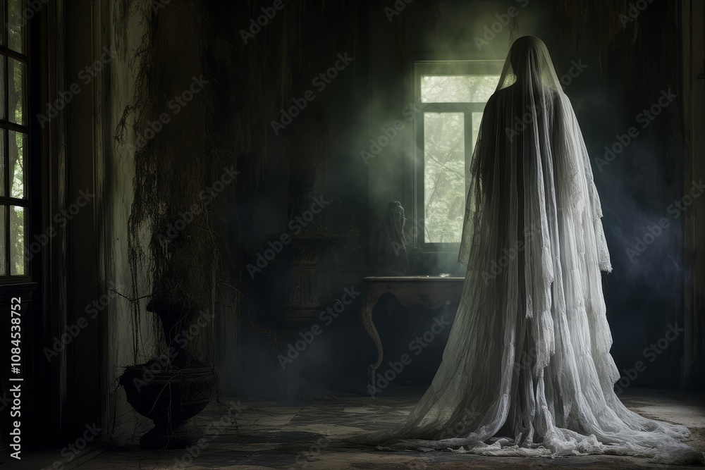 Haunted Manor in Ethereal Light Haunted Manor in Ethereal Light