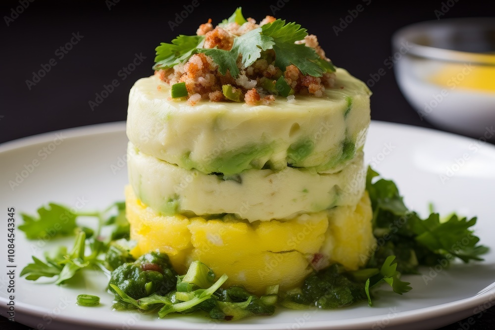 Peruvian Delight: Causa Rellena's Potato Layers and Rich Filling Peruvian Delight: Causa Rellena's Potato Layers and Rich Filling