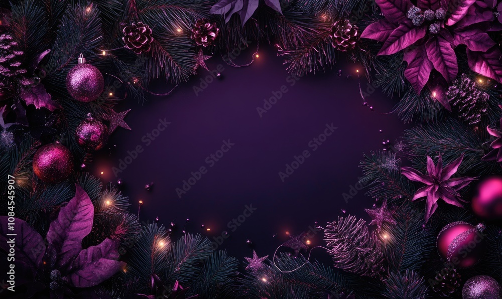 A purple background with a purple frame A purple background with a purple frame
