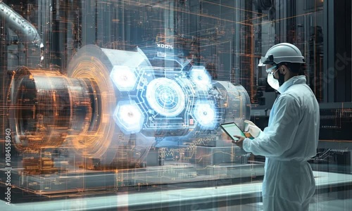 Engineer Using Augmented Reality