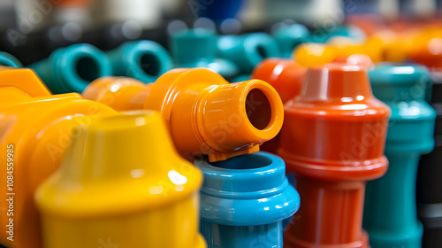 Polypropylene pipe fittings, UPVC and CPVC systems, components related to pipelines, components of plastic plumbing, They are intended to join pipes, Idea selling of fittings made of polypropylene photo