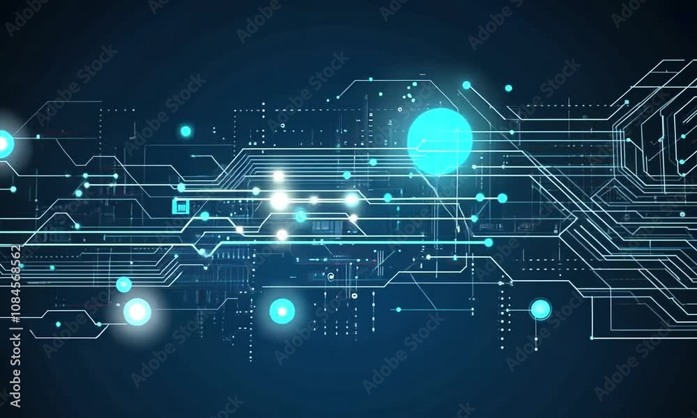 Abstract Digital Circuitry Artwork Abstract Digital Circuitry Artwork