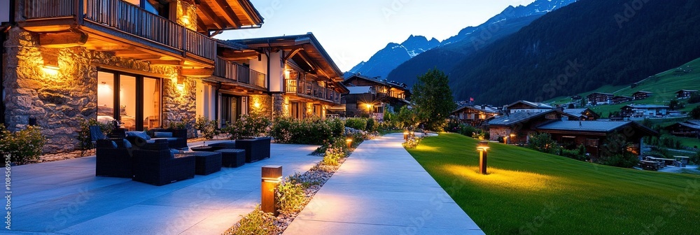 Obraz premium verbier, switzerland ski resort