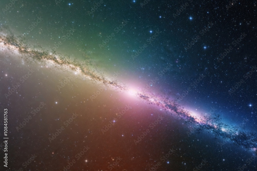 Vibrant Cosmic Gradient Abstract Galaxy with Starry Blending and Celestial Texture Vibrant Cosmic Gradient Abstract Galaxy with Starry Blending and Celestial Texture