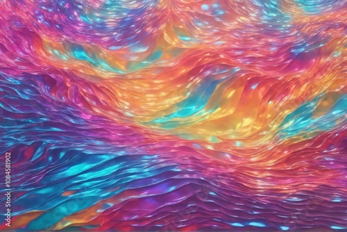 Folia Holographic Background, Holographic Texture Background, Holographic Foil Texture, AI Generative