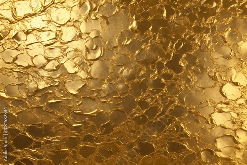 Gold Foil Texture Background, Gold Foil, Foil Texture, Foil Background, Metallic Texture, Texture Background, AI Generative
