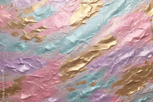 Pastel Foil Texture, Pastel Foil Background, Foil Texture, Foil Background, Pastel Texture, AI Generative