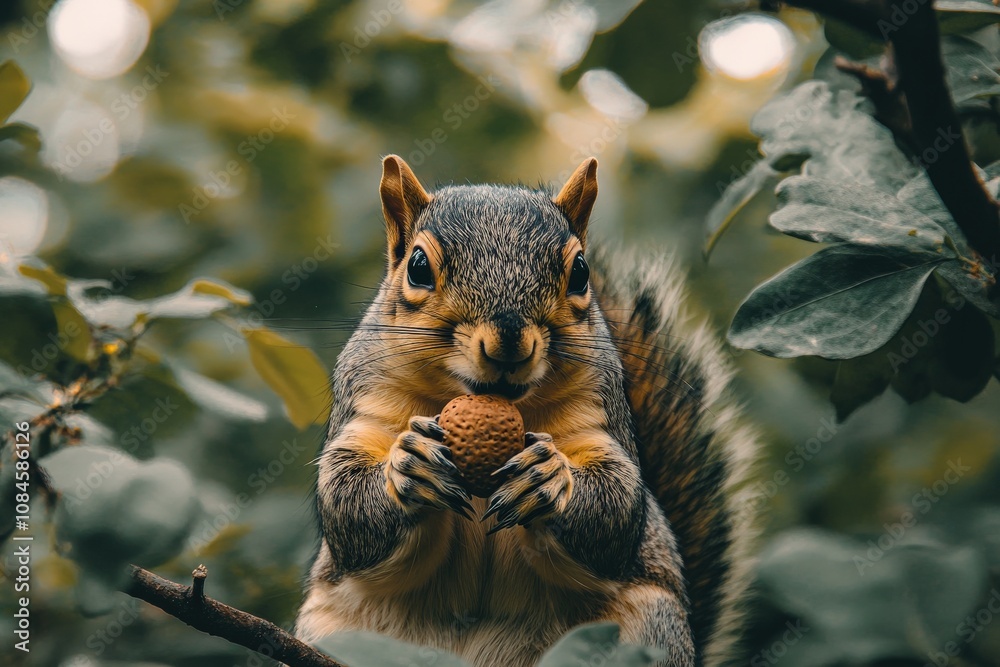 Branching into Nature, Close-Up of Squirrel in Forest
Branching into Nature, Close-Up of Squirrel in Forest