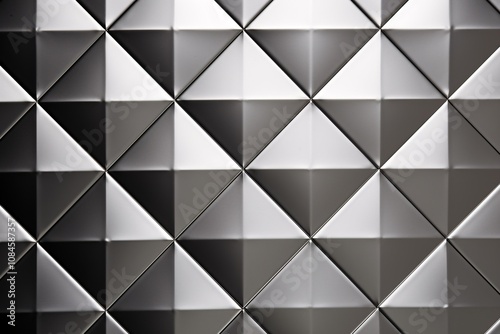Polished Semigloss background, 3D Geometric Background, Metallic 3D Pattern, 3D Tile Wallpaper, Relief pattern, Abstract CG background, AI Generative