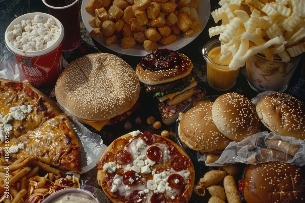 A table filled with various dishes and snacks A table filled with various dishes and snacks