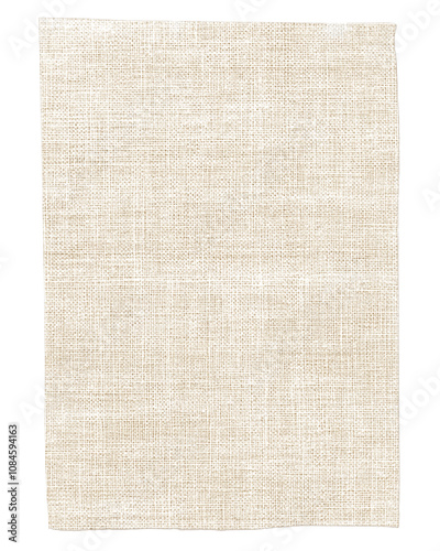 Linen light beige material texture background fabric sample