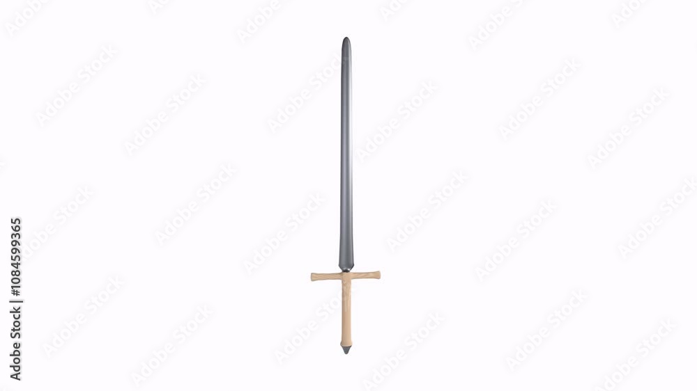 Art of sword isolated on white Art of sword isolated on white