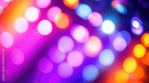 A blurred image of multiple strings of lights, ideal for representing a festive atmosphere or background