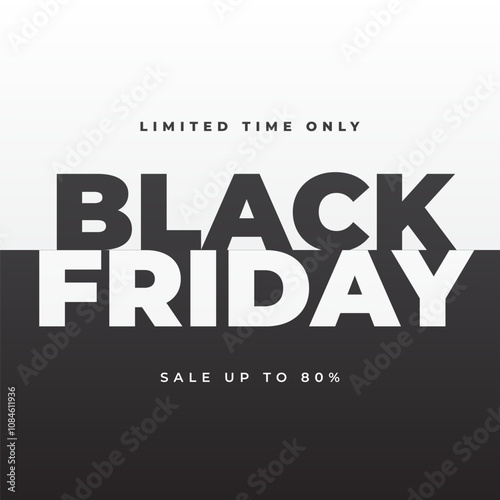 Black Friday abstract modern creative minimalist luxurious banner, sign, design concept, social media post, template, mockup brochure, booklet, print, ad, and poster