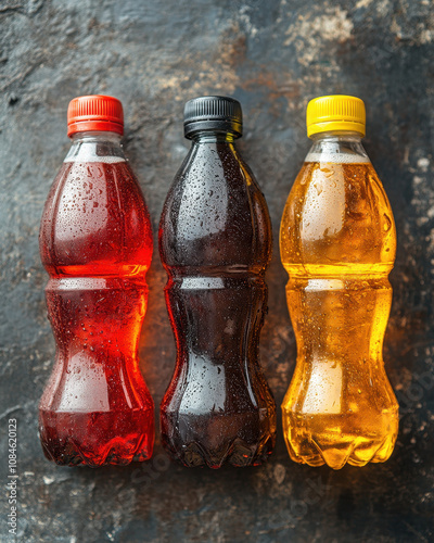 red and white bottles