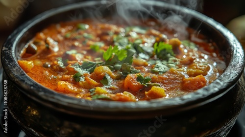 Indian curry selection close up food image. indian food. Ultra realistic. Photorealistic hypermaximalist advertising photography hyper realistic fine detail