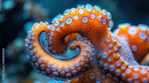 a close up of an octopus