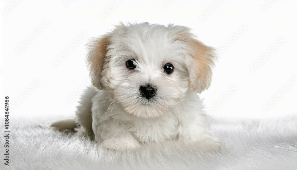 white pomeranian puppy