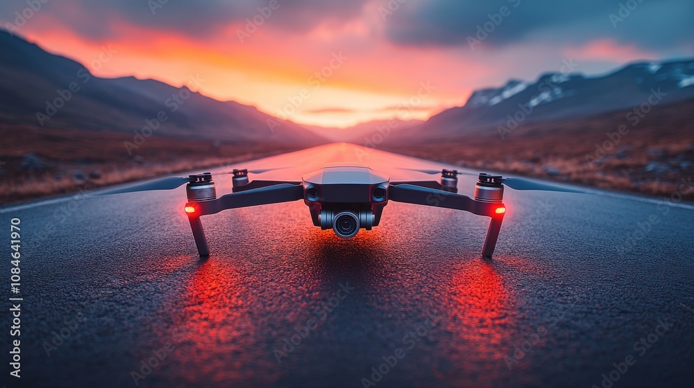 Fototapeta premium a drone with a camera