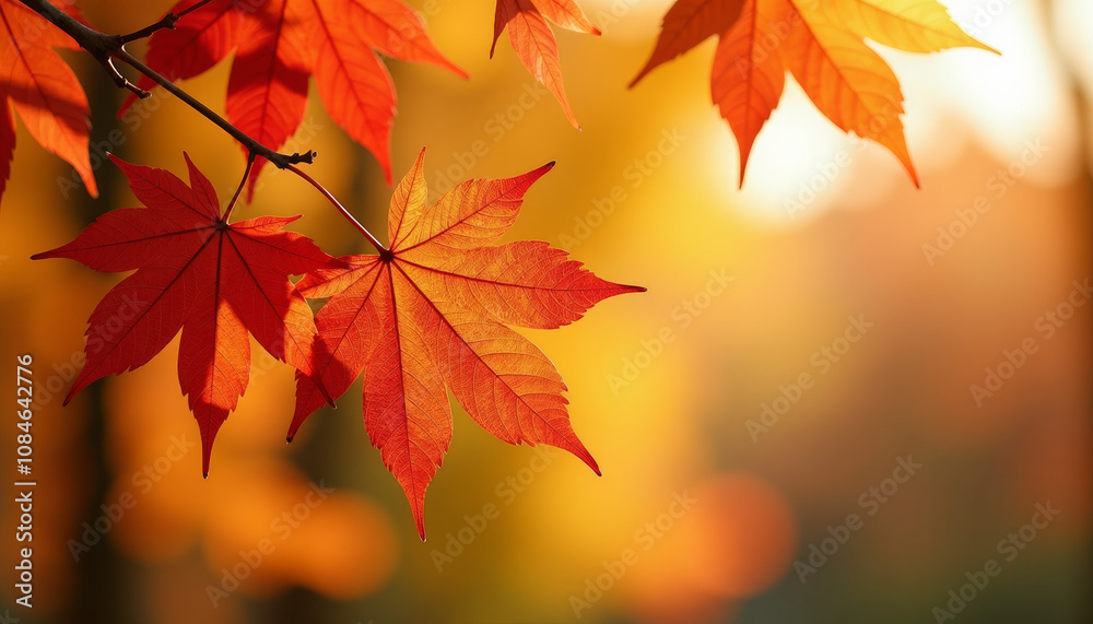 Autumn Maple Leaves: A Vibrant Fall Scene Autumn Maple Leaves: A Vibrant Fall Scene