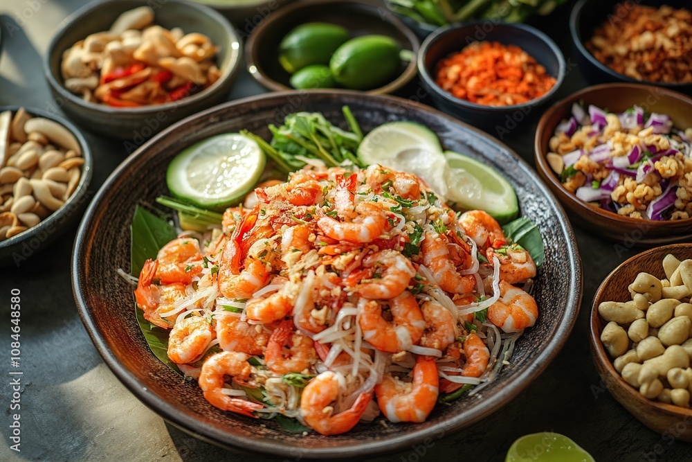 Delicious Shrimp Salad with Cashews and Lime Delicious Shrimp Salad with Cashews and Lime